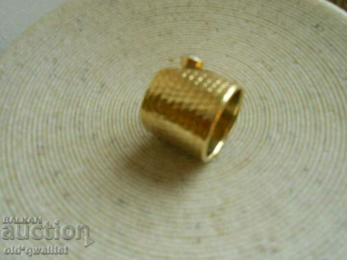 Auction RING, 925 Silver with gilding, designer Auction RING, 925 Silver with gilding, designer