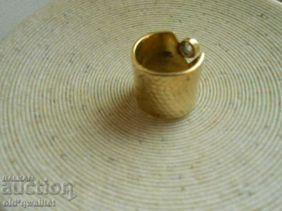 Delivery of RING, 925 Silver with gilding, designer Delivery of RING, 925 Silver with gilding, designer