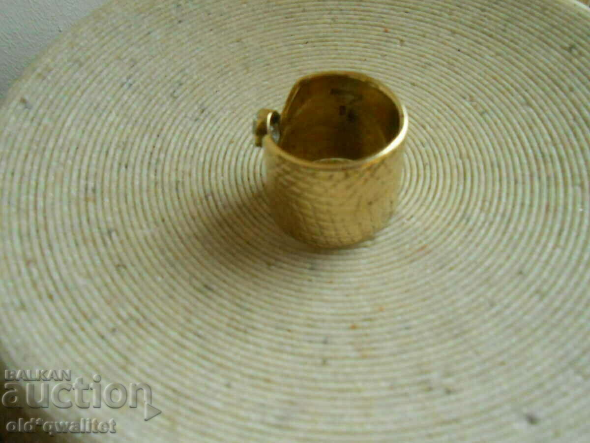 RING, 925 Silver with gilding, designer - 5 RING, 925 Silver with gilding, designer - 5