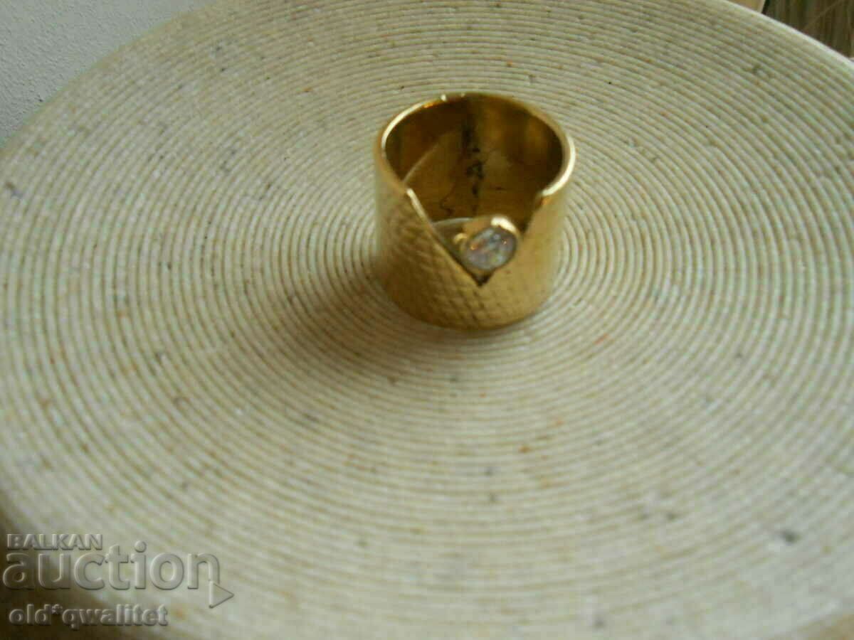 RING, 925 Silver with gilding, designer - 6 RING, 925 Silver with gilding, designer - 6