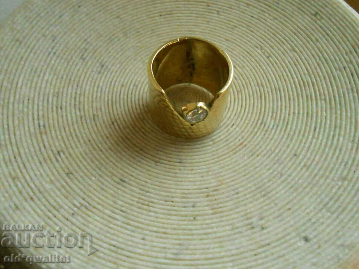 RING, 925 Silver with gilding, designer - 7 RING, 925 Silver with gilding, designer - 7