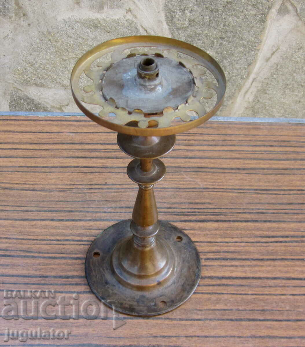 PSV Kingdom of Bulgaria military trench art candlestick bronze with price 90.00 BGN | € 46.02 PSV Kingdom of Bulgaria military trench art candlestick bronze with price 90.00 BGN | € 46.02