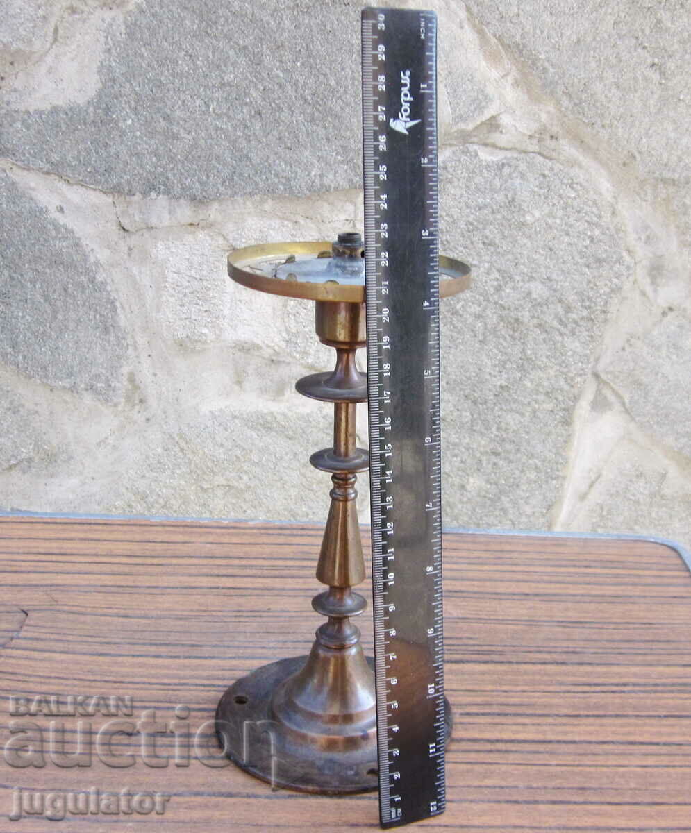 PSV Kingdom of Bulgaria military trench art candlestick bronze - 7 PSV Kingdom of Bulgaria military trench art candlestick bronze - 7