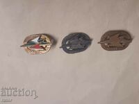 Breastplate, badges - 3 pieces, military, POLAND