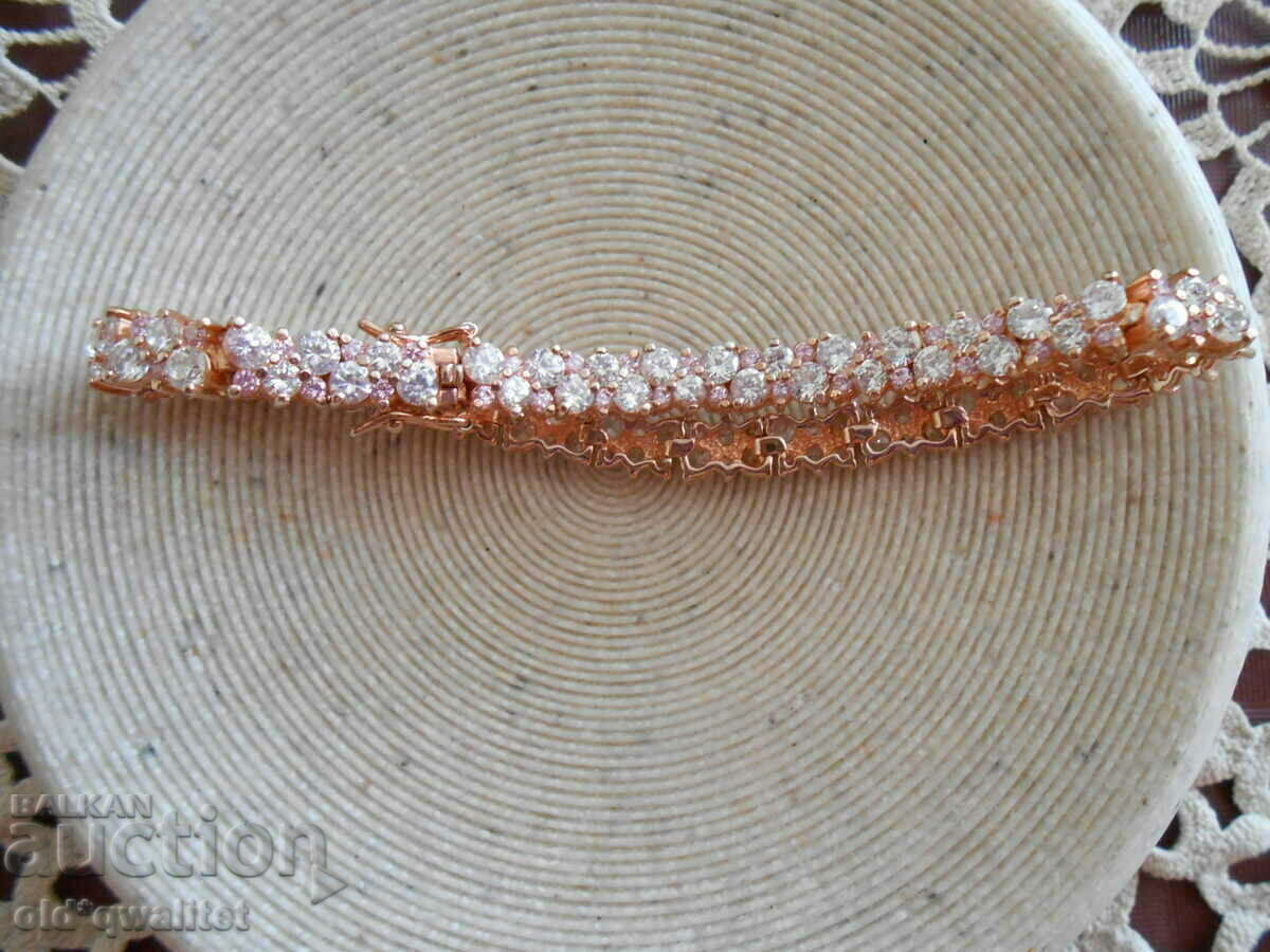 Attractive silver BRACELET, Silver 925 with gilding with price 227.00 BGN | € 116.06 Attractive silver BRACELET, Silver 925 with gilding with price 227.00 BGN | € 116.06