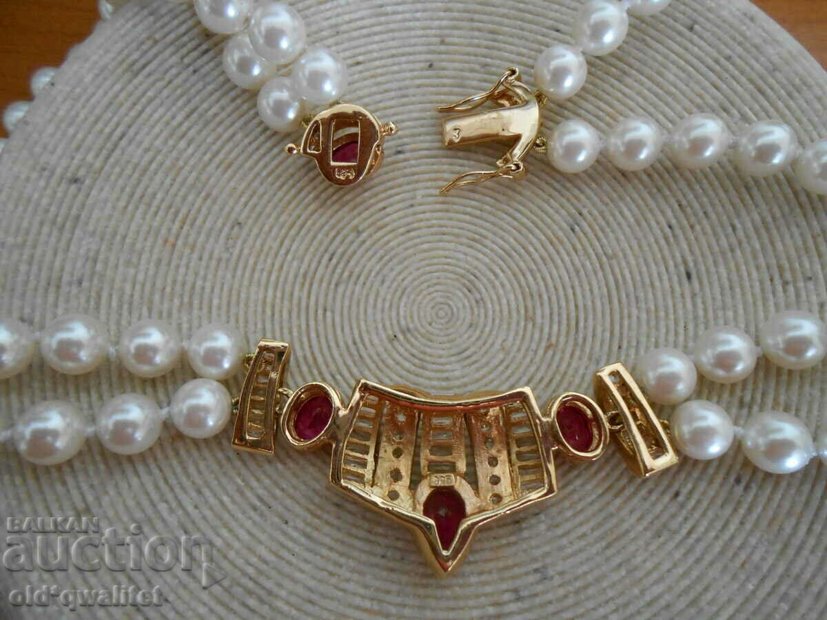 Delivery of Necklace / necklace / jewelry, clasp: Silver 925, blue. Pearls Delivery of Necklace / necklace / jewelry, clasp: Silver 925, blue. Pearls