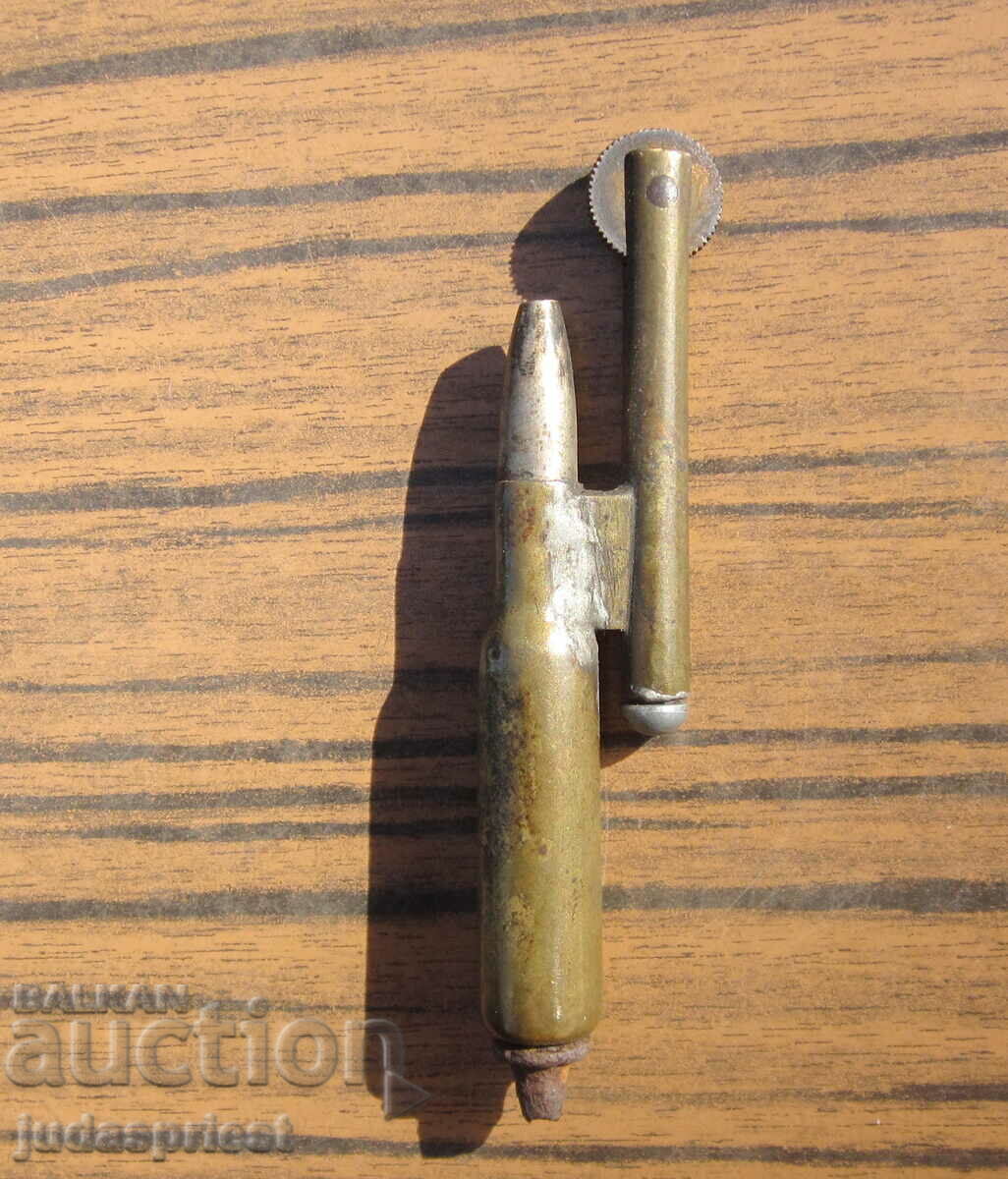 Auction  PSV military trench art art lighter from the cartridge case