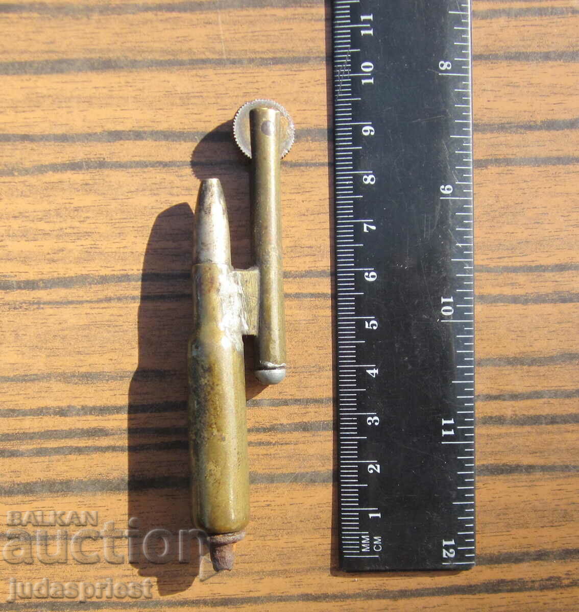 Delivery of PSV military trench art art lighter from the cartridge case