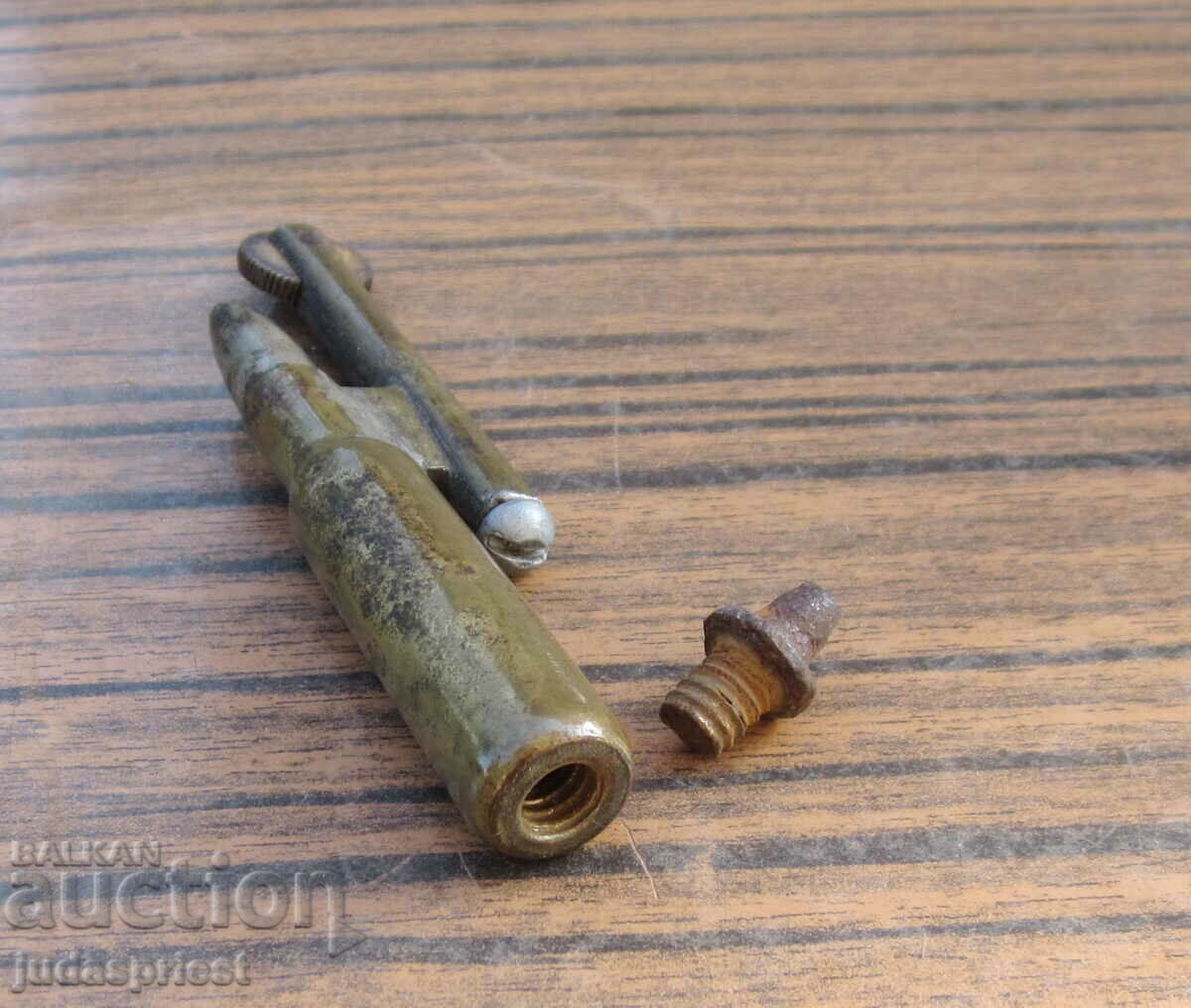 PSV military trench art art lighter from the cartridge case - 7