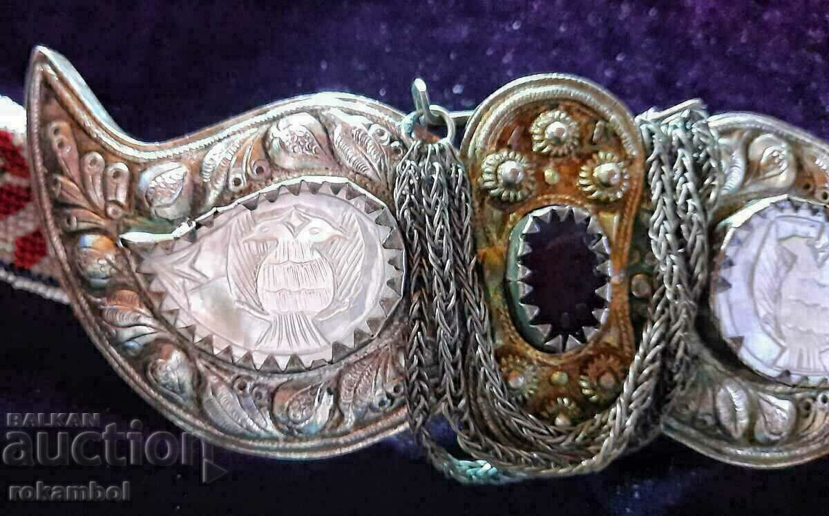 Delivery of Authentic silver buckles with mother of pearl Delivery of Authentic silver buckles with mother of pearl