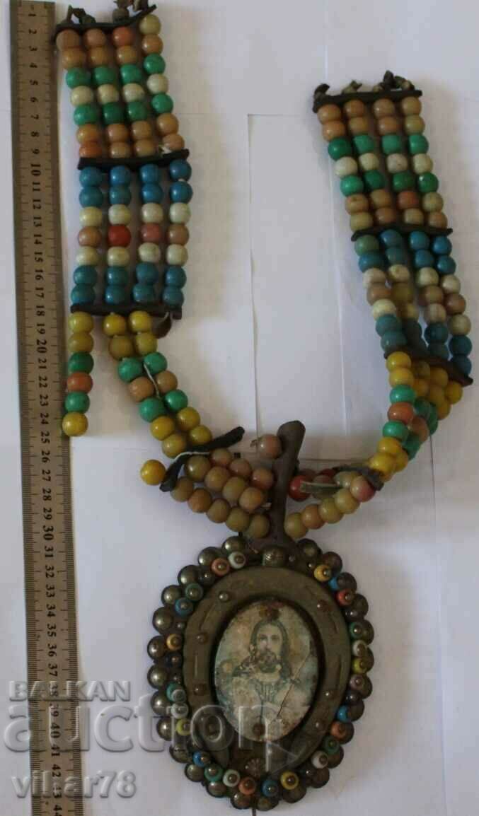 Old horse decoration with beads with price 99.99 BGN | € 51.12