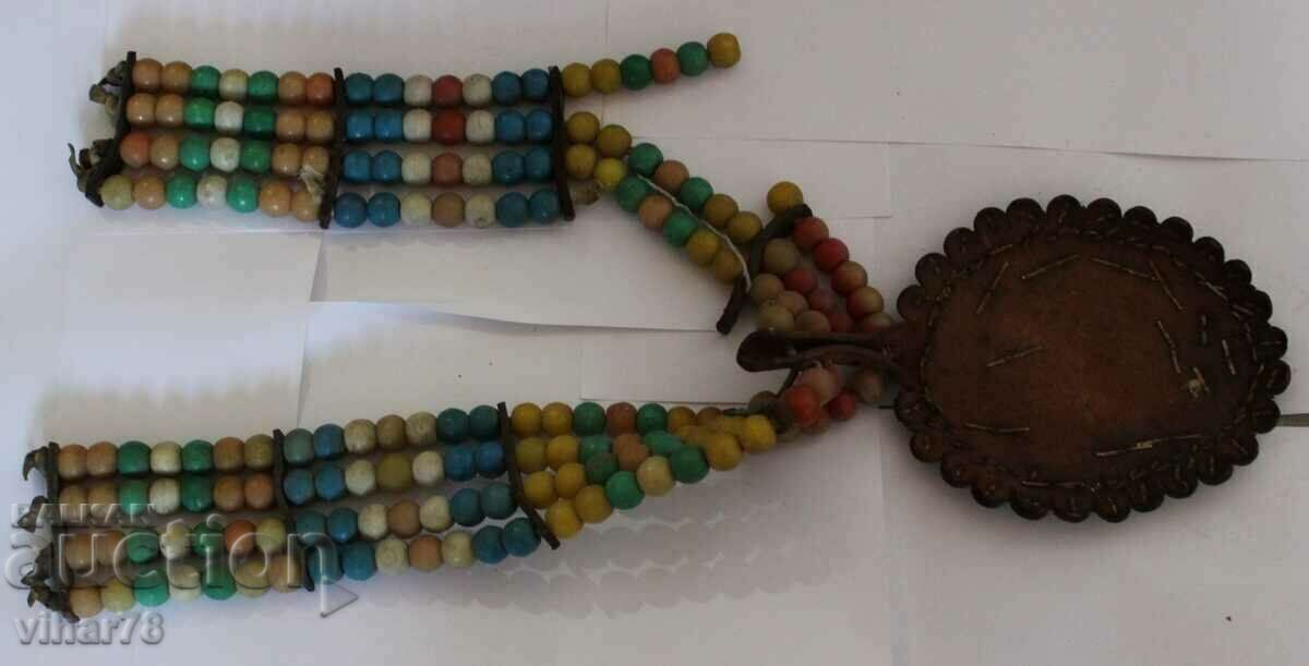 Old horse decoration with beads - 7