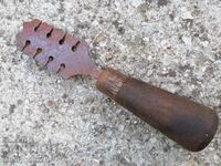 Стара плашка за инчова резба инструмент за кремъчни пищови
