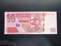 ZIMBABWE, 10 USD, 2020, UNC