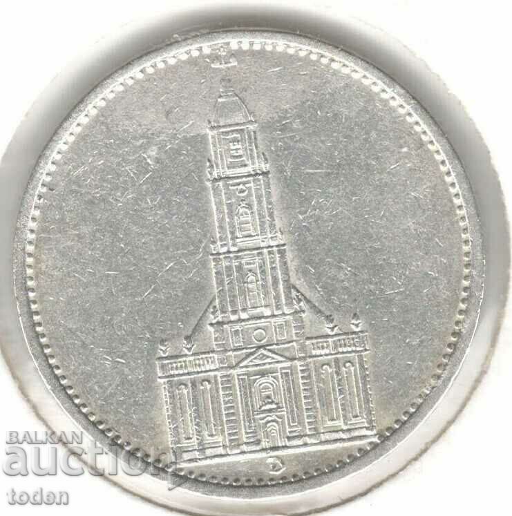 Germany-5 Reichsmark-1934 D-KM # 82-Potsdam Garrison C-Silver with price 45.00 BGN | € 23.01 Germany-5 Reichsmark-1934 D-KM # 82-Potsdam Garrison C-Silver with price 45.00 BGN | € 23.01