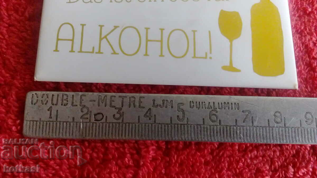 Souvenir Fridge Magnet Alcohol Wine with price 5.50 BGN | € 2.81