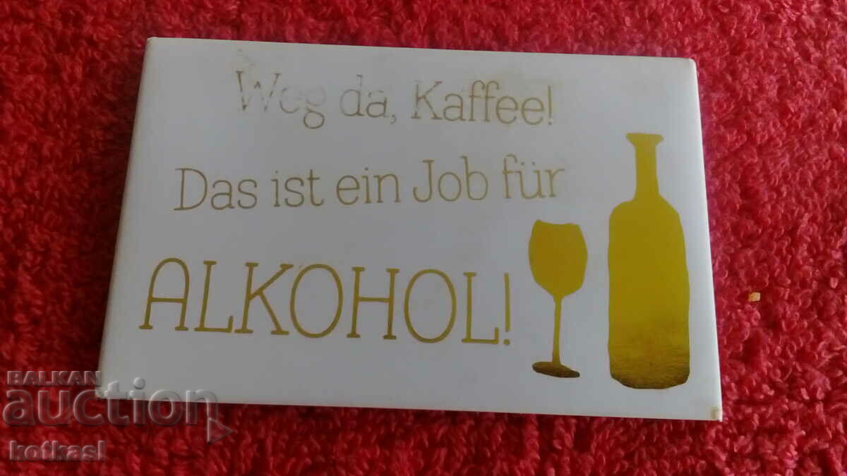 Delivery of Souvenir Fridge Magnet Alcohol Wine