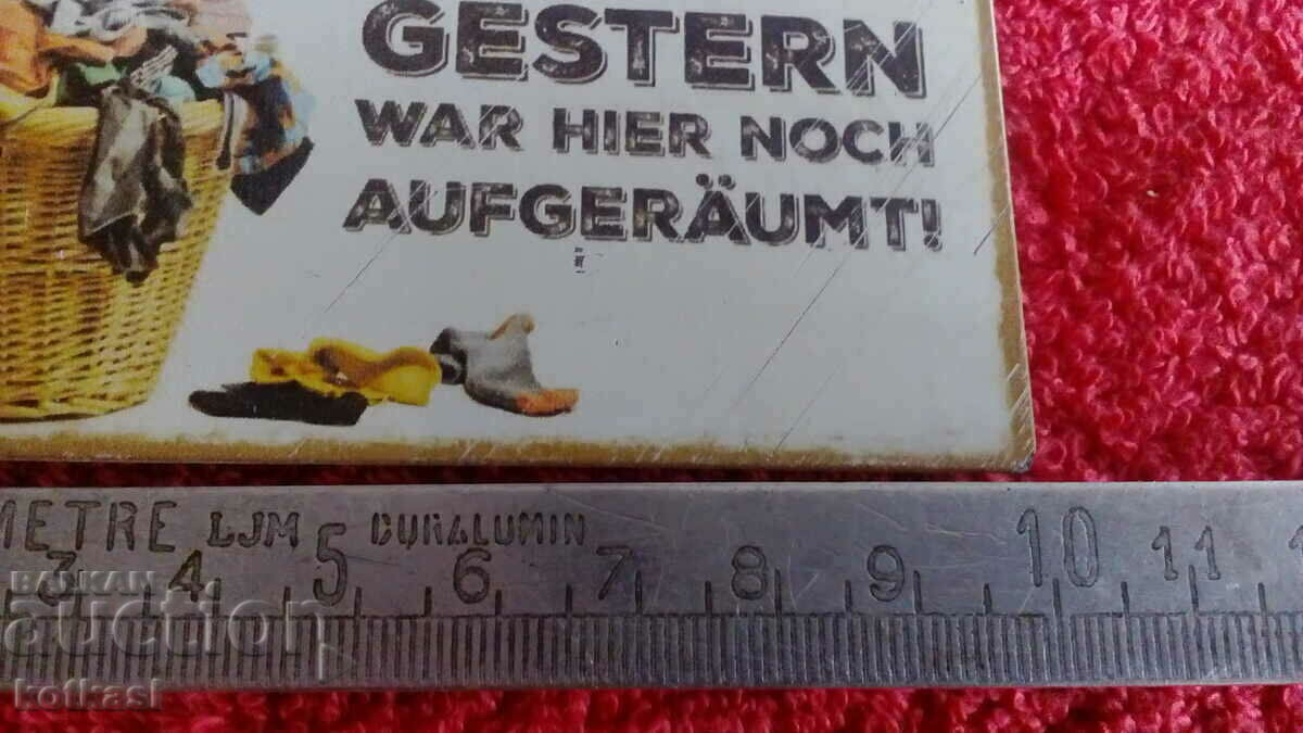 Auction Souvenir old Massive Metal fridge magnet Auction Souvenir old Massive Metal fridge magnet