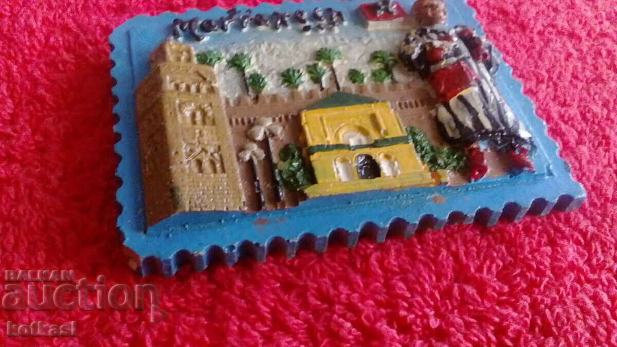 Souvenir, embossed Fridge Magnet city in Morocco - 5 Souvenir, embossed Fridge Magnet city in Morocco - 5