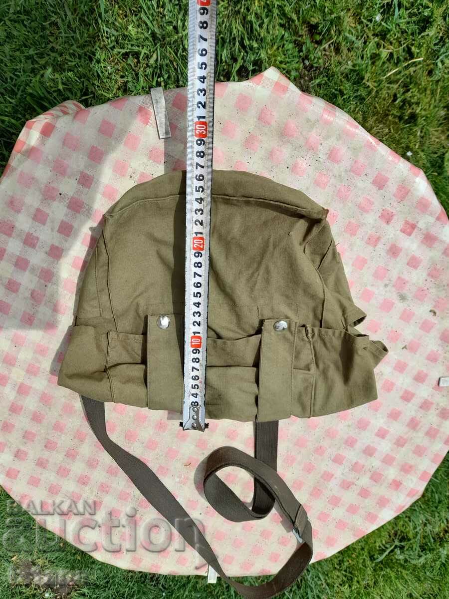 Auction Old tarpaulin bag, pouch Auction Old tarpaulin bag, pouch