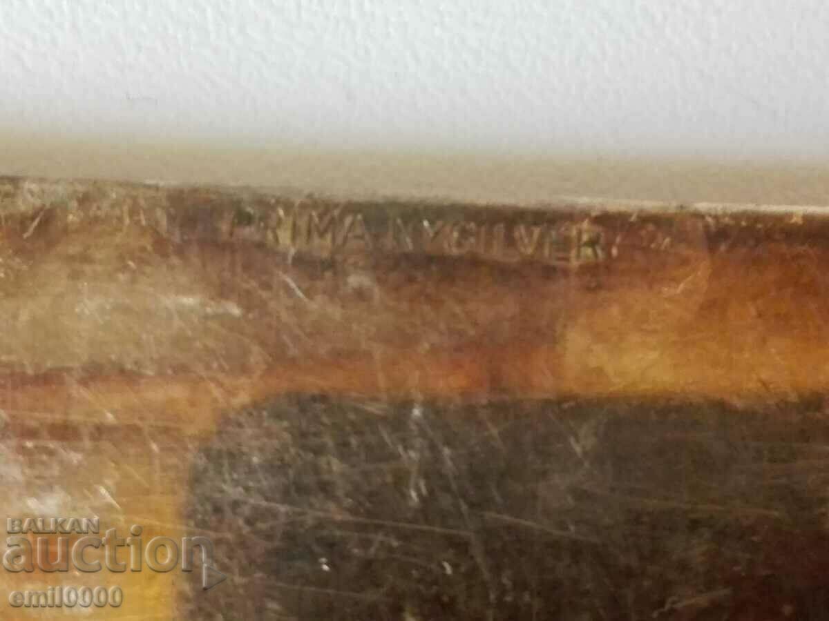 Silver plated knife. - 7