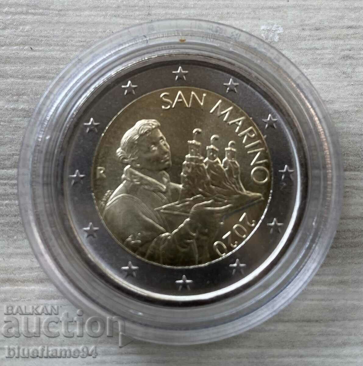 2 Евро Сан Марино 2020