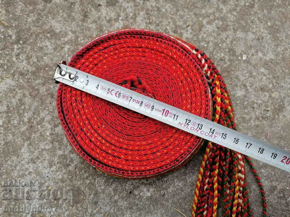 Old hand-knitted belt 4.10 meters belt belt costume with price 149.00 BGN | € 76.18 Old hand-knitted belt 4.10 meters belt belt costume with price 149.00 BGN | € 76.18