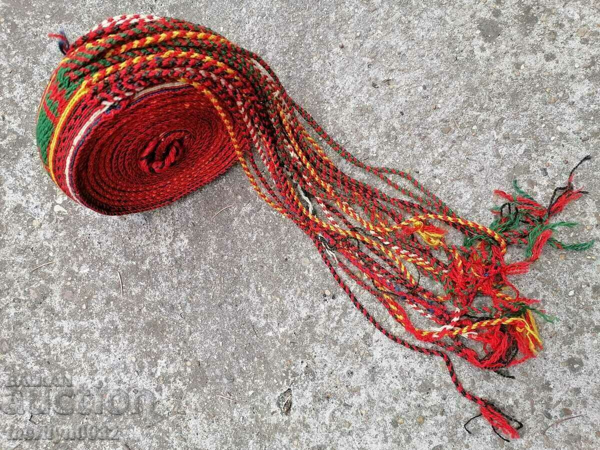 Old hand-knitted belt 4.10 meters belt belt costume - 7 Old hand-knitted belt 4.10 meters belt belt costume - 7