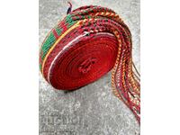 Old hand-knitted belt 4.10 meters belt belt costume