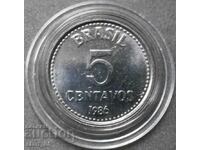 Brazil 5 cents 1986