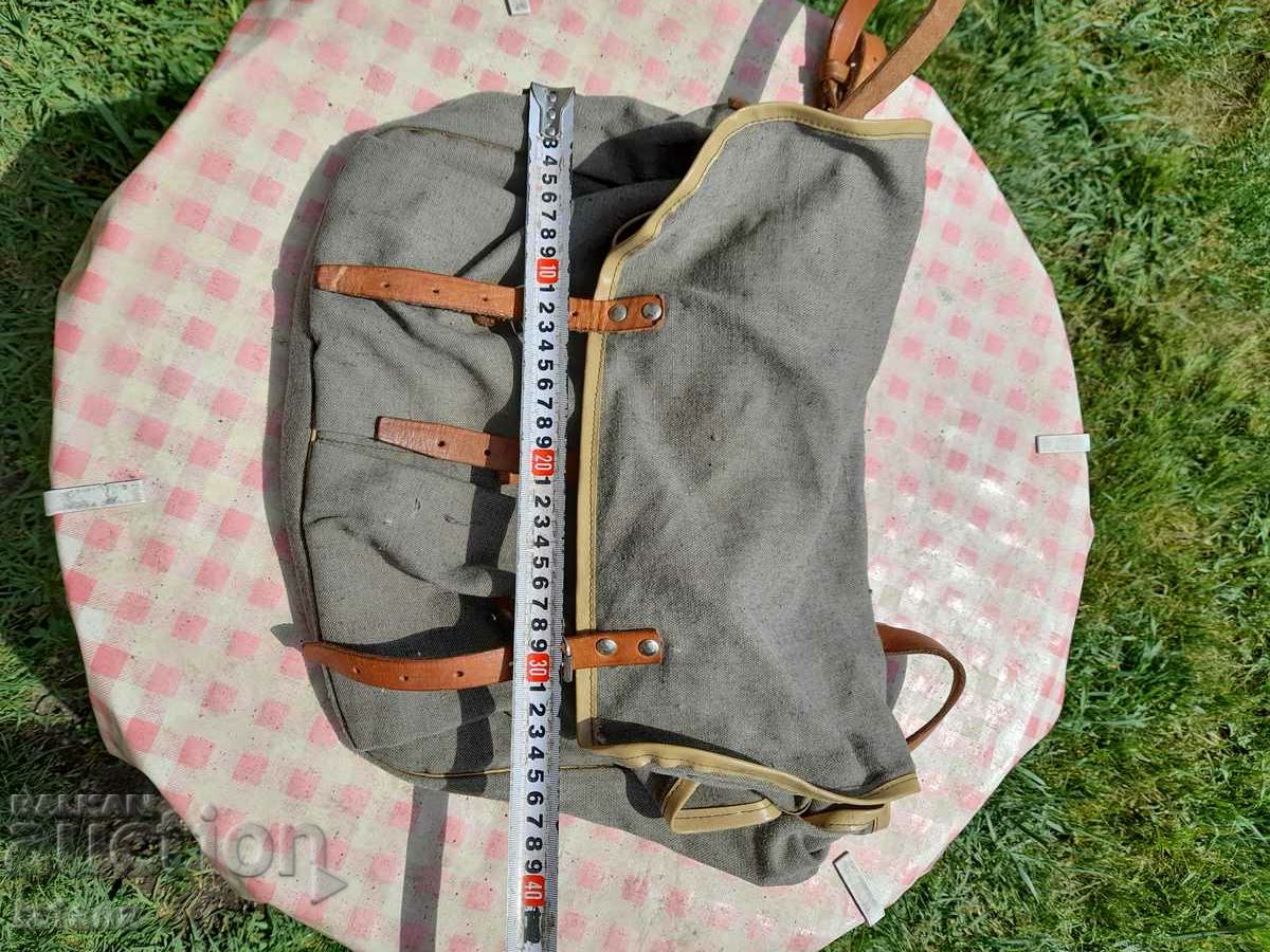 An old canvas bag with price 35.00 BGN | € 17.90 An old canvas bag with price 35.00 BGN | € 17.90