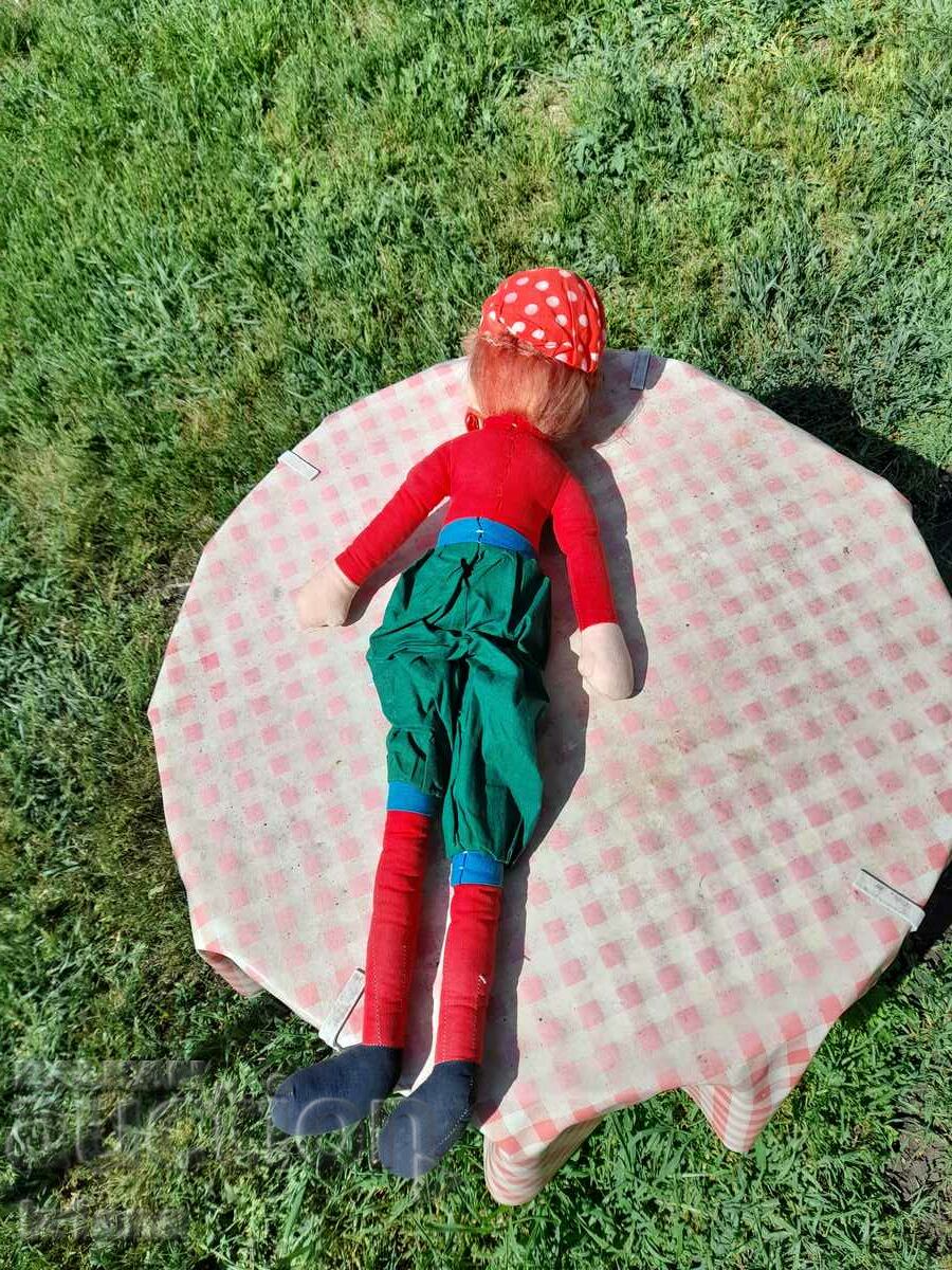 Old doll, clown - 5 Old doll, clown - 5