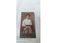 Fotografie cu Sofia tânără 1902 Carton