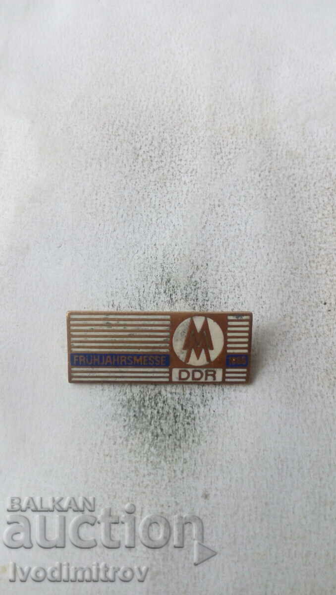 Badge DDR Fruhjahrmesse 1966