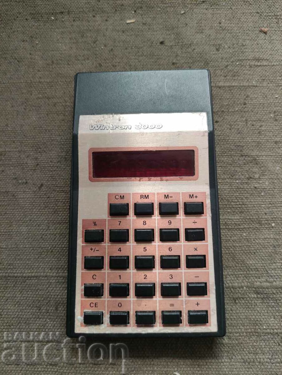 Retro calculator Wintron 3000