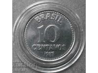 Бразилия 10 центамос 1987