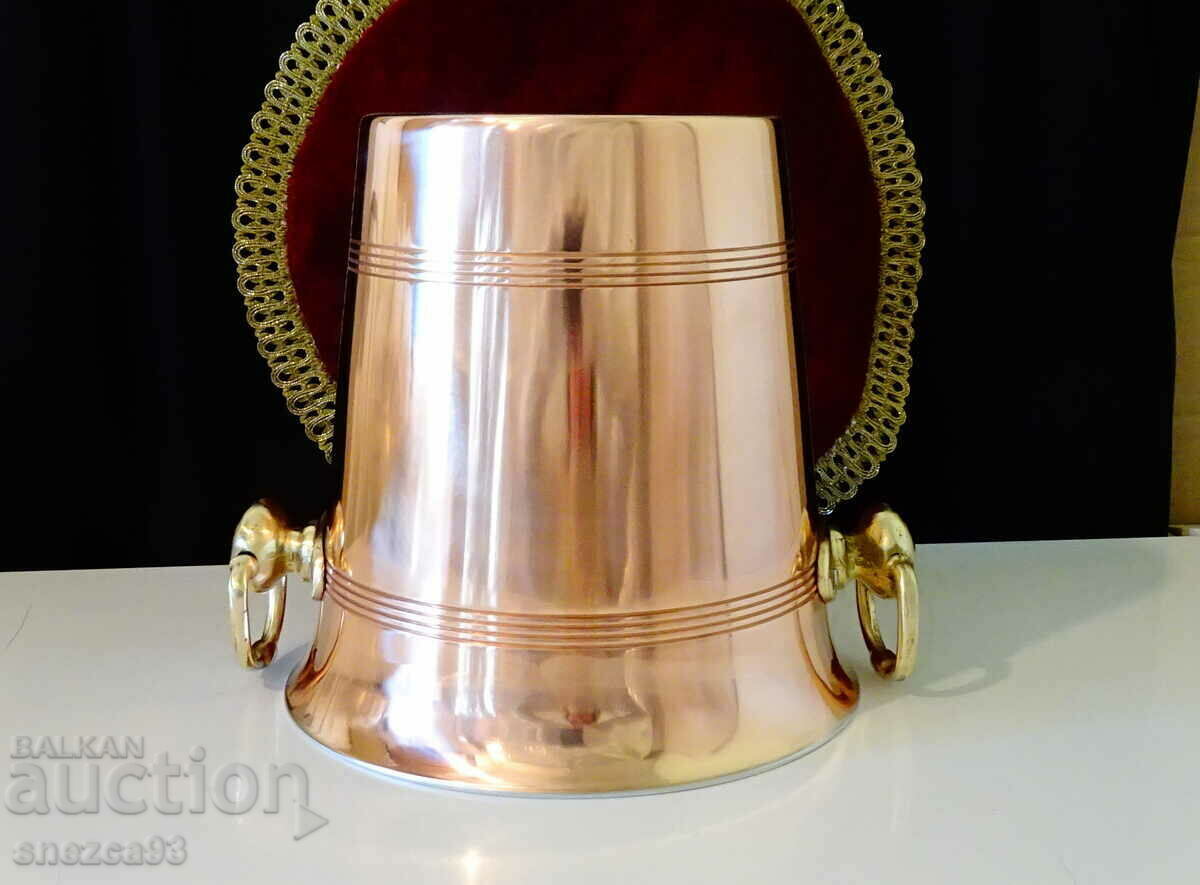 French copper champagne 1 kg., 5 liters. - 6