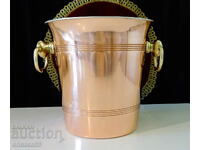 French copper champagne 1 kg., 5 liters.