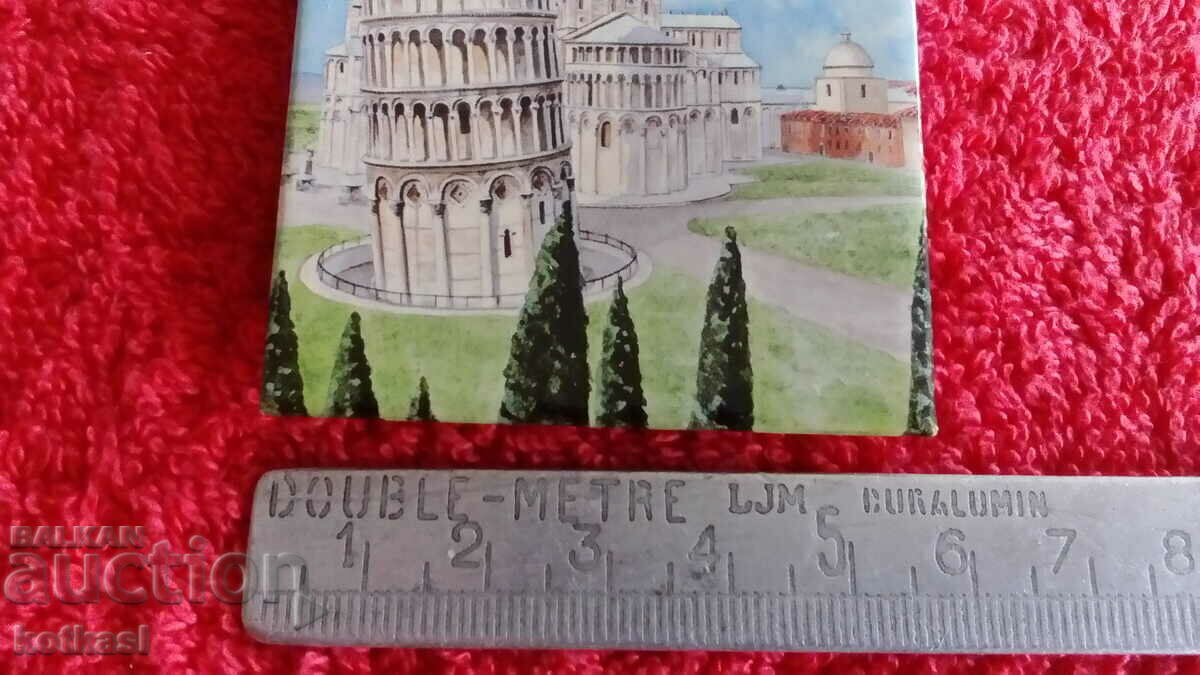Souvenir Fridge Magnet Italy Pisa Leaning Tower with price 8.50 BGN | € 4.35 Souvenir Fridge Magnet Italy Pisa Leaning Tower with price 8.50 BGN | € 4.35