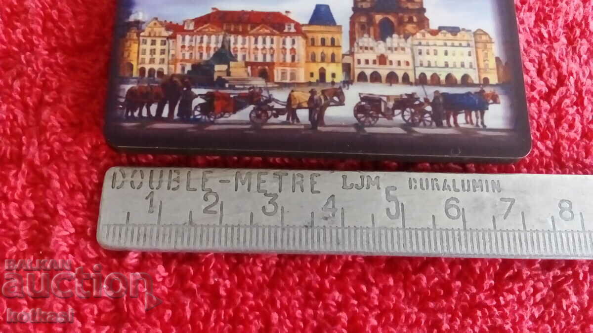 Magnet de frigider suvenir Republica Cehă Praga cu preț 8.50 BGN | € 4.35 Magnet de frigider suvenir Republica Cehă Praga cu preț 8.50 BGN | € 4.35