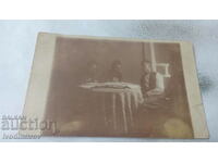Снимка София Трима мъже на писалищна маса 1925