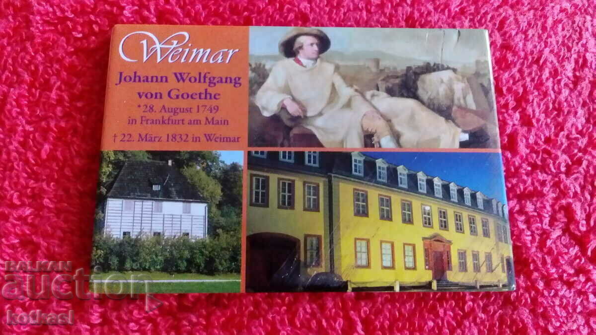 Delivery of Souvenir Fridge Magnet Germany Goethe Delivery of Souvenir Fridge Magnet Germany Goethe