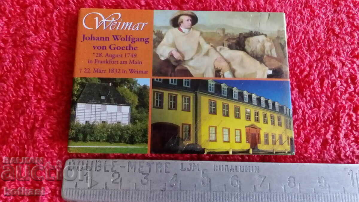 Souvenir Fridge Magnet Germany Goethe Souvenir Fridge Magnet Germany Goethe