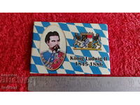 Suvenir Magnet de frigider Ludwig II Regele Bavariei