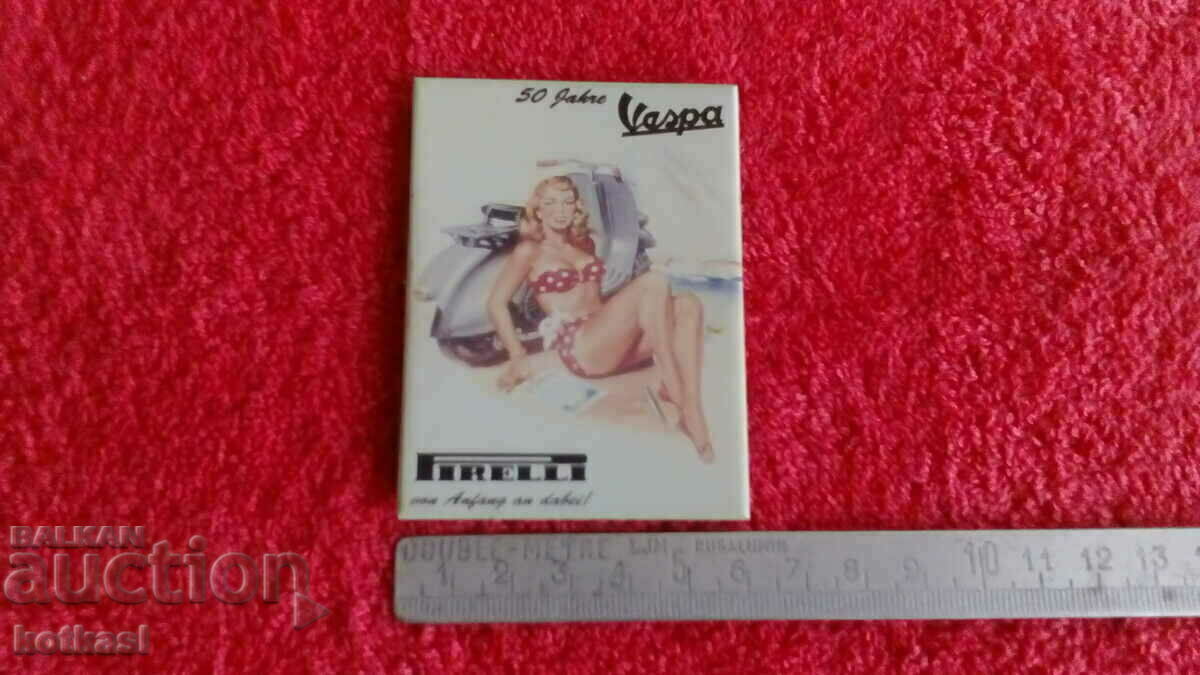 Souvenir Magnet refrigerator woman erotica Pirelli PIRELLI VESPA Souvenir Magnet refrigerator woman erotica Pirelli PIRELLI VESPA