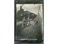 1924 Чуката - Родопска теснолинейка фото снимка картичка ПК