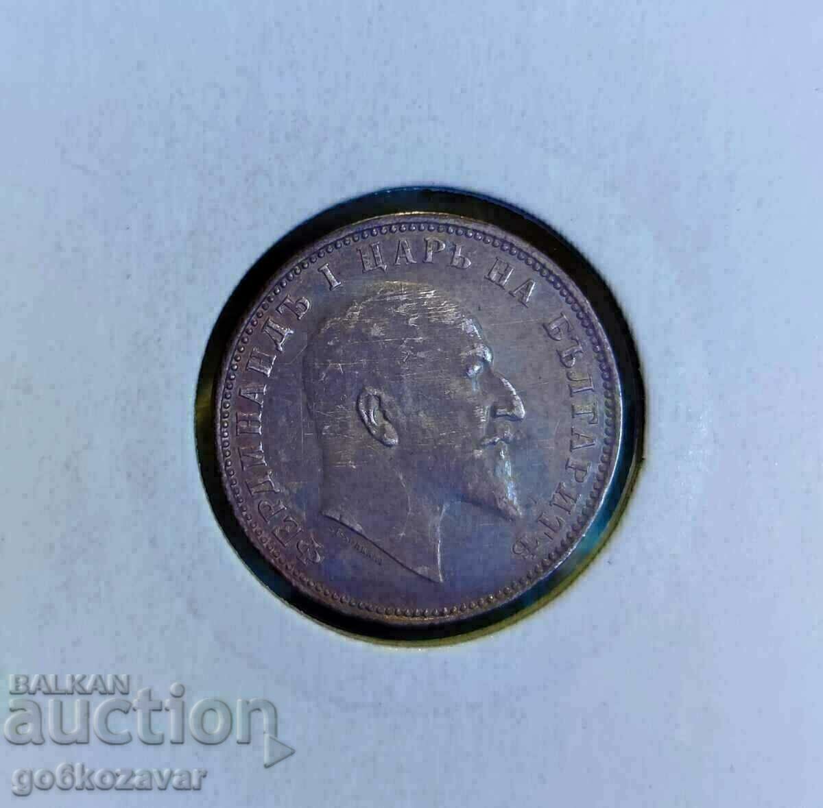 Licitație Bulgaria 1 BGN 1910 Argint! Licitație Bulgaria 1 BGN 1910 Argint!