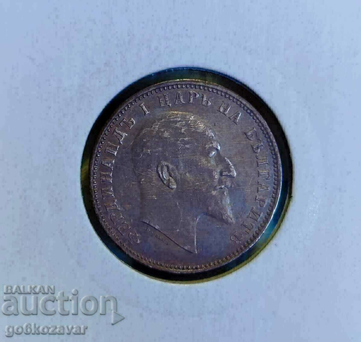 Livrarea Bulgaria 1 BGN 1910 Argint! Livrarea Bulgaria 1 BGN 1910 Argint!