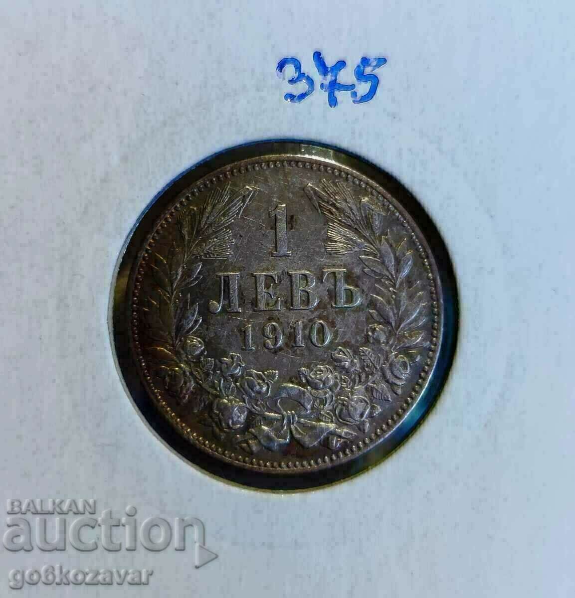 Bulgaria BGN 1 1910 Silver! Bulgaria BGN 1 1910 Silver!