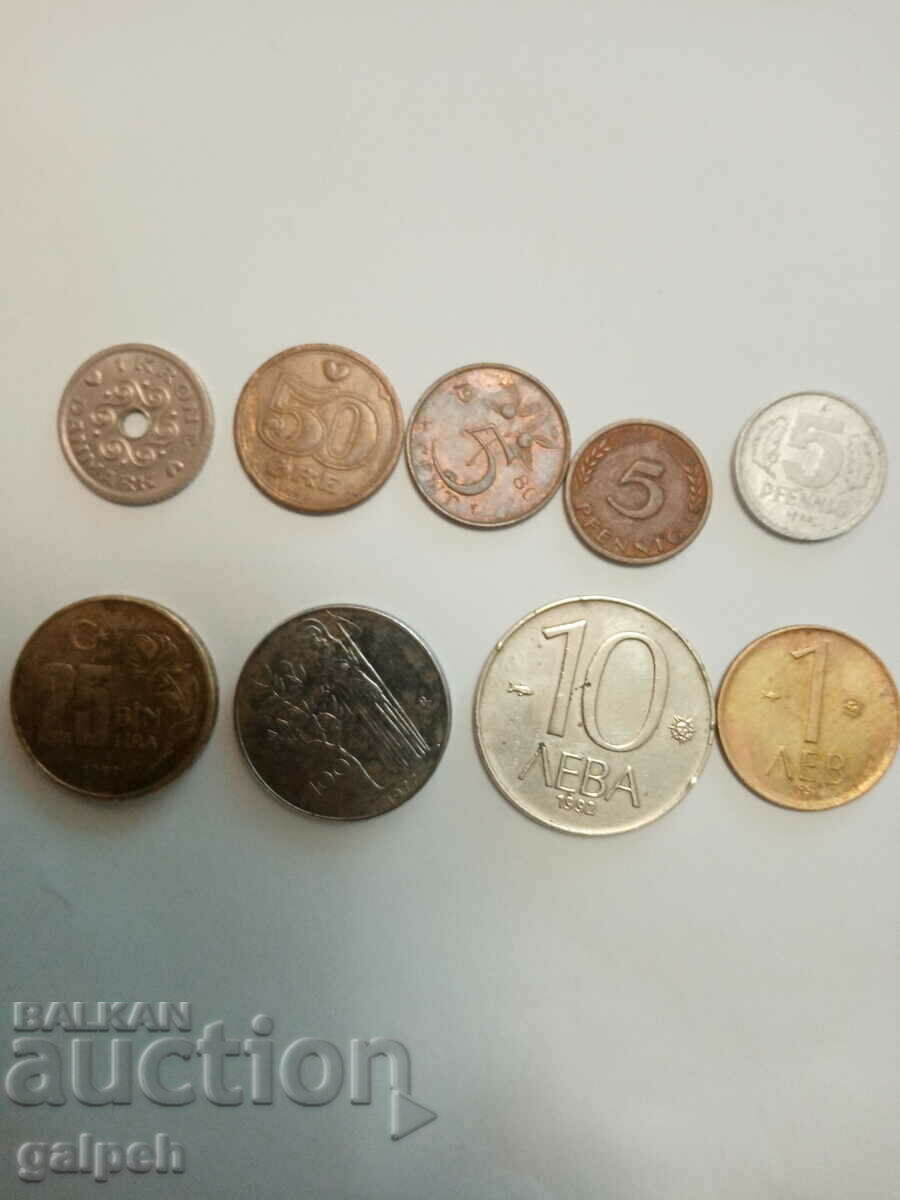 СМЕСЕН ЛОТ МОНЕТИ - 26 бр. - 3,5 лв. - 6 СМЕСЕН ЛОТ МОНЕТИ - 26 бр. - 3,5 лв. - 6